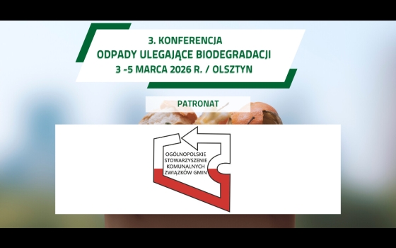 3. Konferencja Odpady ulegające biodegradacji, 3-5 marca 2026, Olsztyn