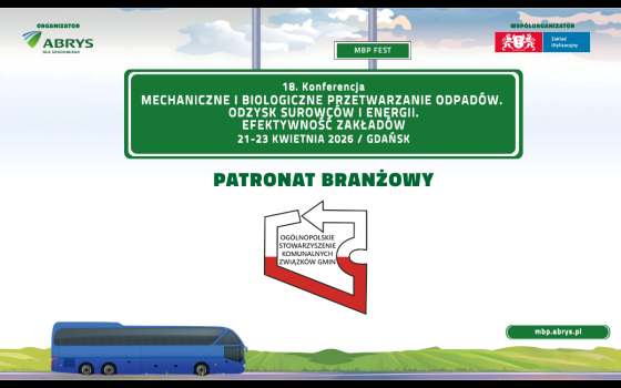 18. Konferencja „Mechaniczne i biologiczne przetwarzanie odpadów. Odzysk surowców i energii. Efektywność zakładów”, 21–23 kwietnia 2026 roku, Gdańsk